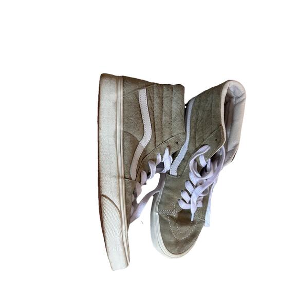 Vans Green Suede High Tops Eco Dry | 7.5M/9W - Picture 2 of 6